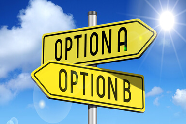 option a option b