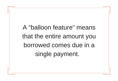 balloon feature