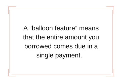 balloon feature