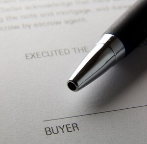pen and contract
