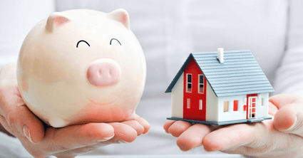 piggybank and house