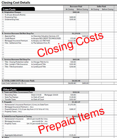 sample closing disclosure