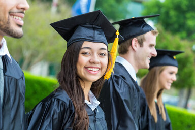 happy female graduate